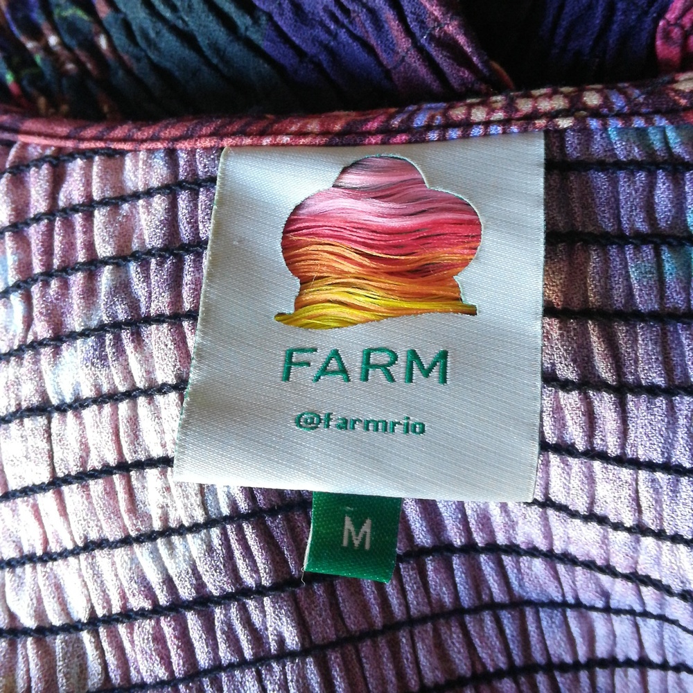 Farm RIO Floral Ruffle Dress - Purple and Pink - Picture 6 of 9